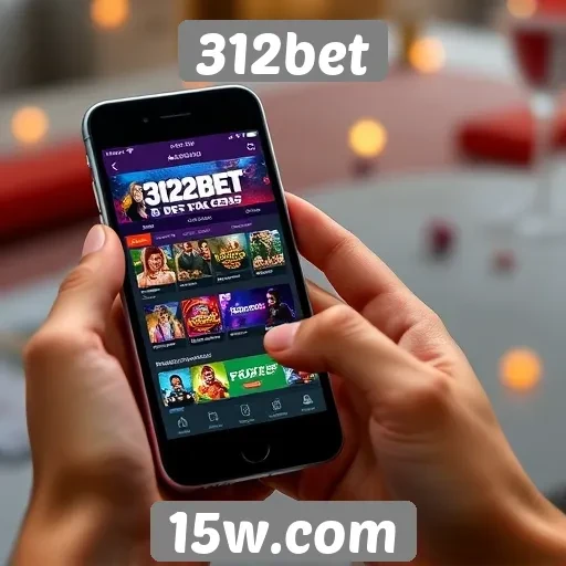 Acessibilidade mobile do site 312bet